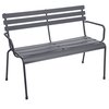 Banc de jardin gris