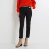 Pantalon chino noir femme