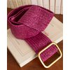 Ceinture rose poudré