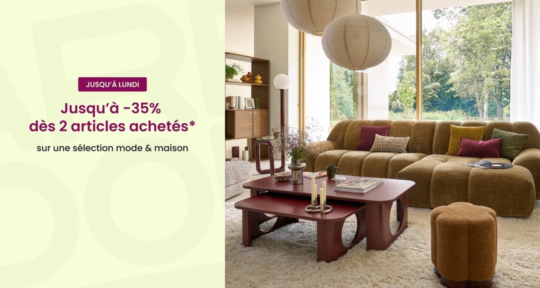 Jusqu’à -35%  dès 2 articles achetés*