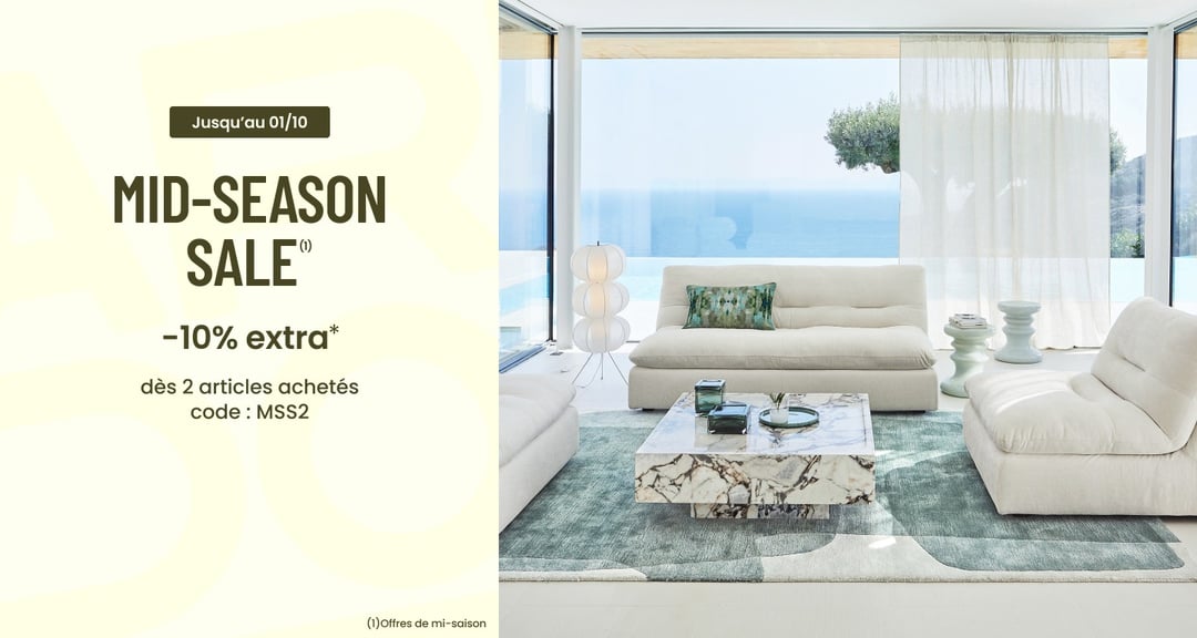 Mid-Season Sale : Jusqu'à -35%* +10% EXTRA 