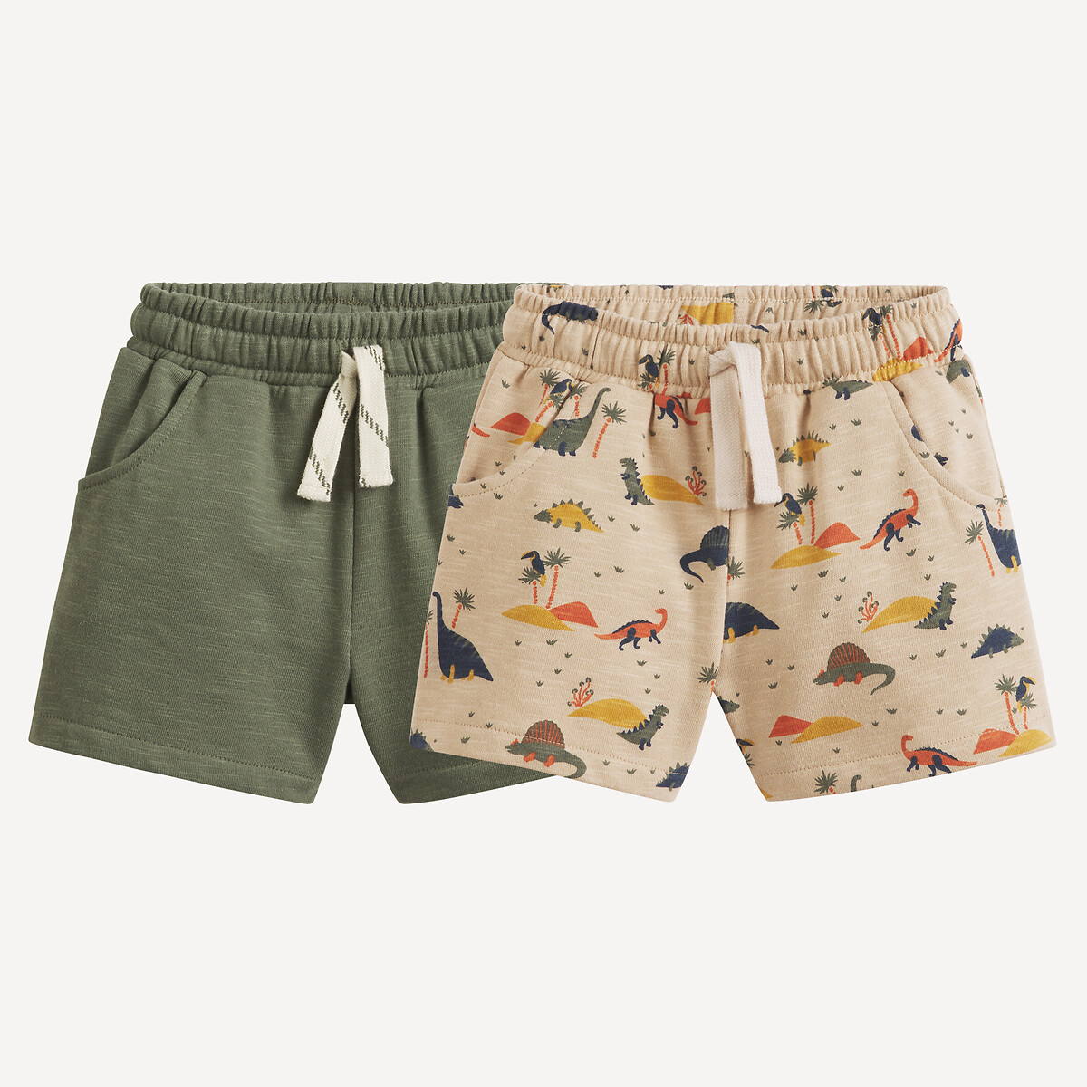 LA REDOUTE COLLECTIONS Set van 2 shorts in molton