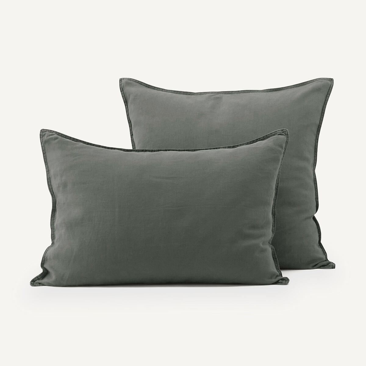 AM.PM Funda de almohada de cáñamo lavado Helm. Color