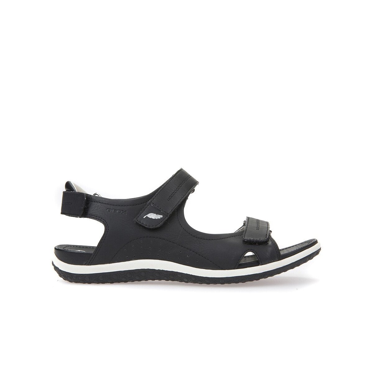 Geox Vega Flat Heel Sandals Women's Black Size 39
