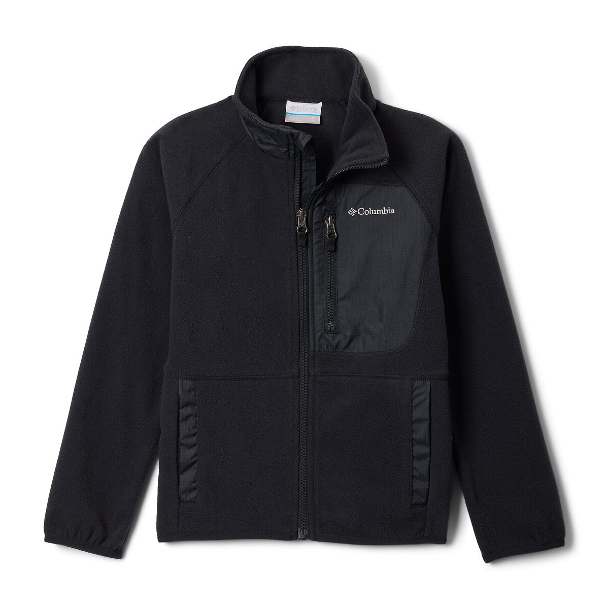 Columbia Fast Trek Zip-Up Fleece Jacket Black 18Y (168Cm)
