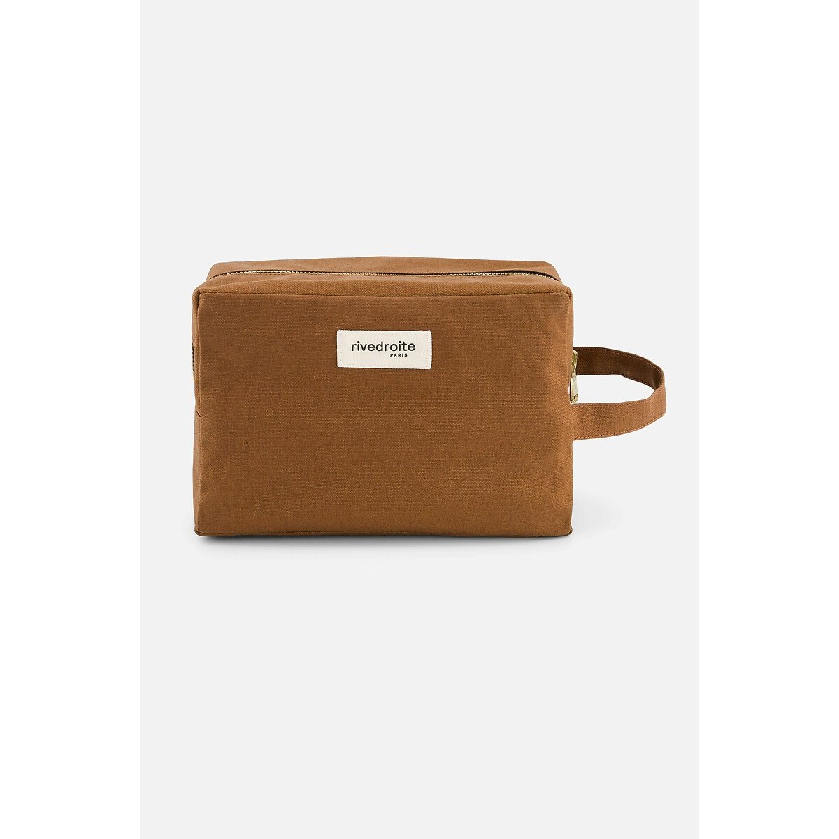 Rivedroite Tournelles Xl Wash Bag In Waxed Oilcloth Canvas Women's Hazel