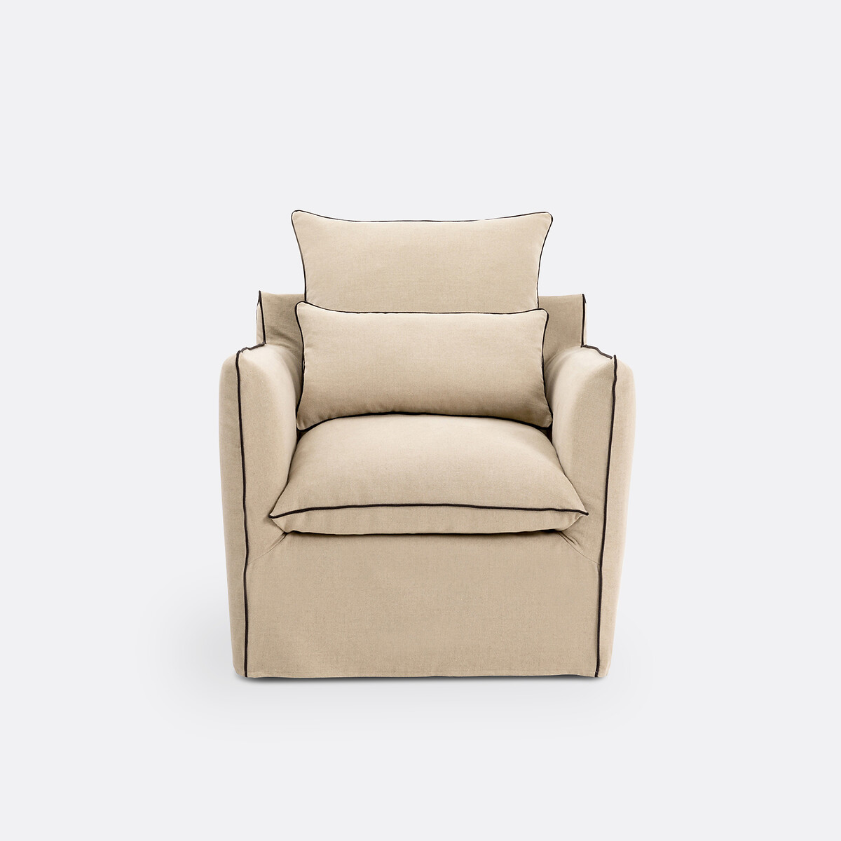 Fauteuil, Déhoussable, En Lin Épais, ODNA — vue 3