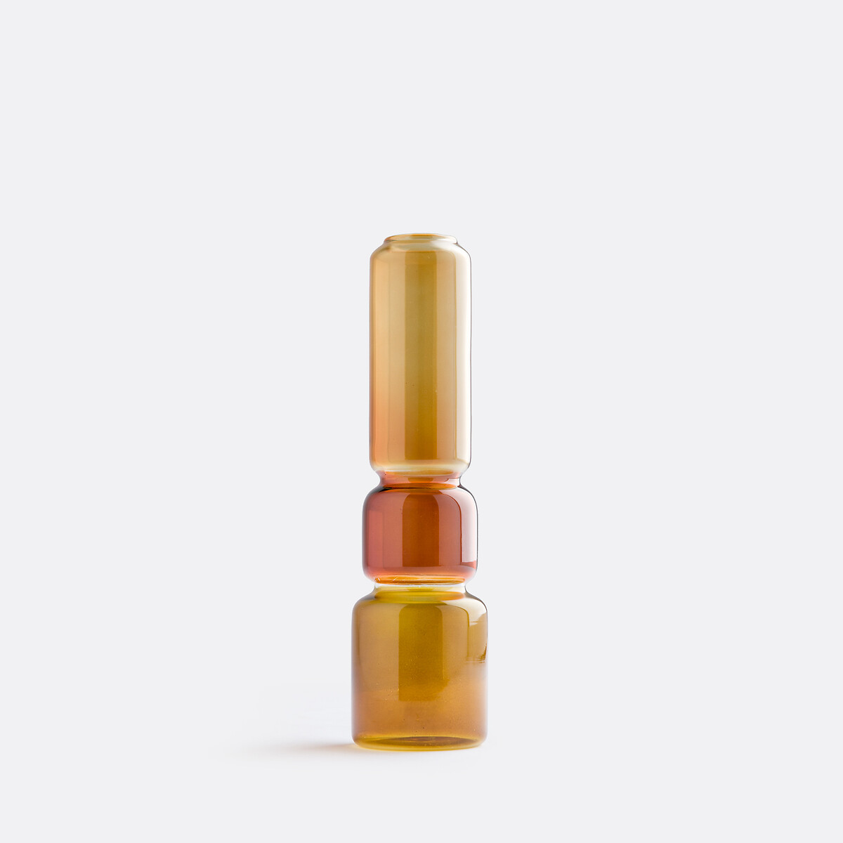 La Redoute Interieurs Oryo 24Cm High Glass Vase Unisex Brick