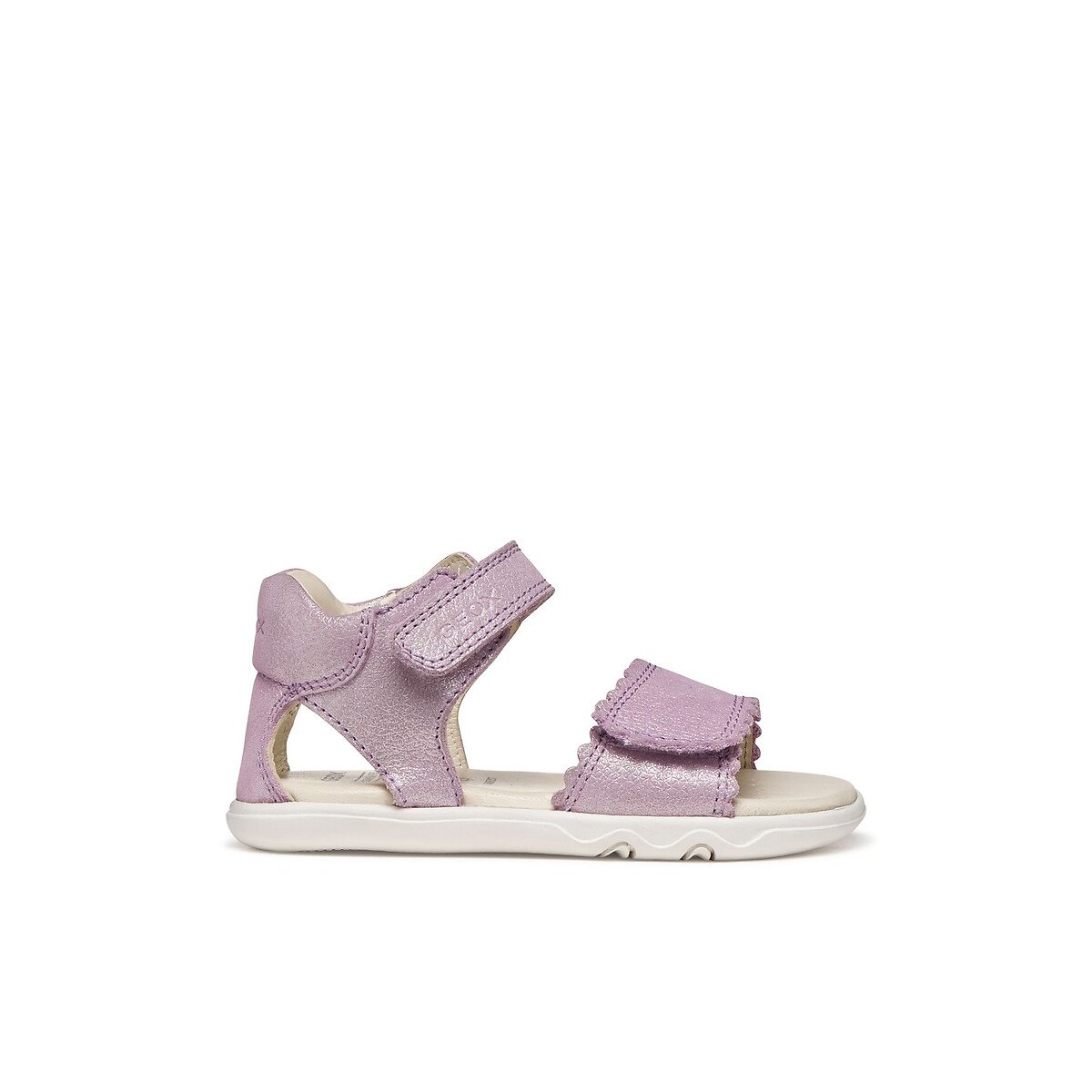 Geox Steppieup Barefoot Leather Sandals Lilac Size 22 Kids