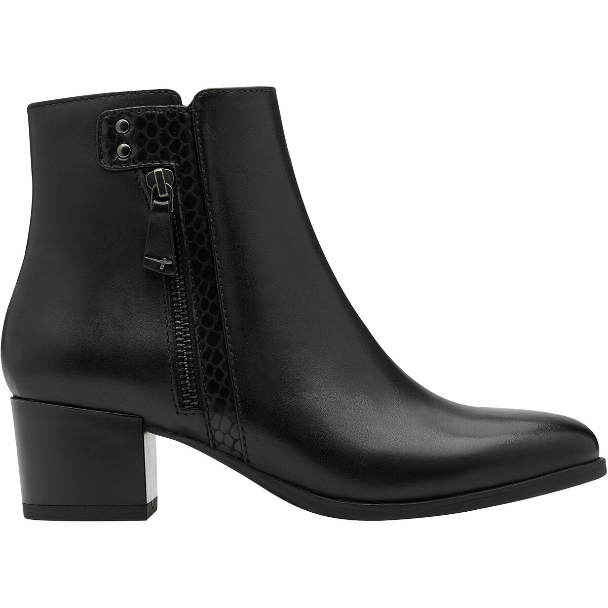 tamaris Bottines In Leer Met Rits
