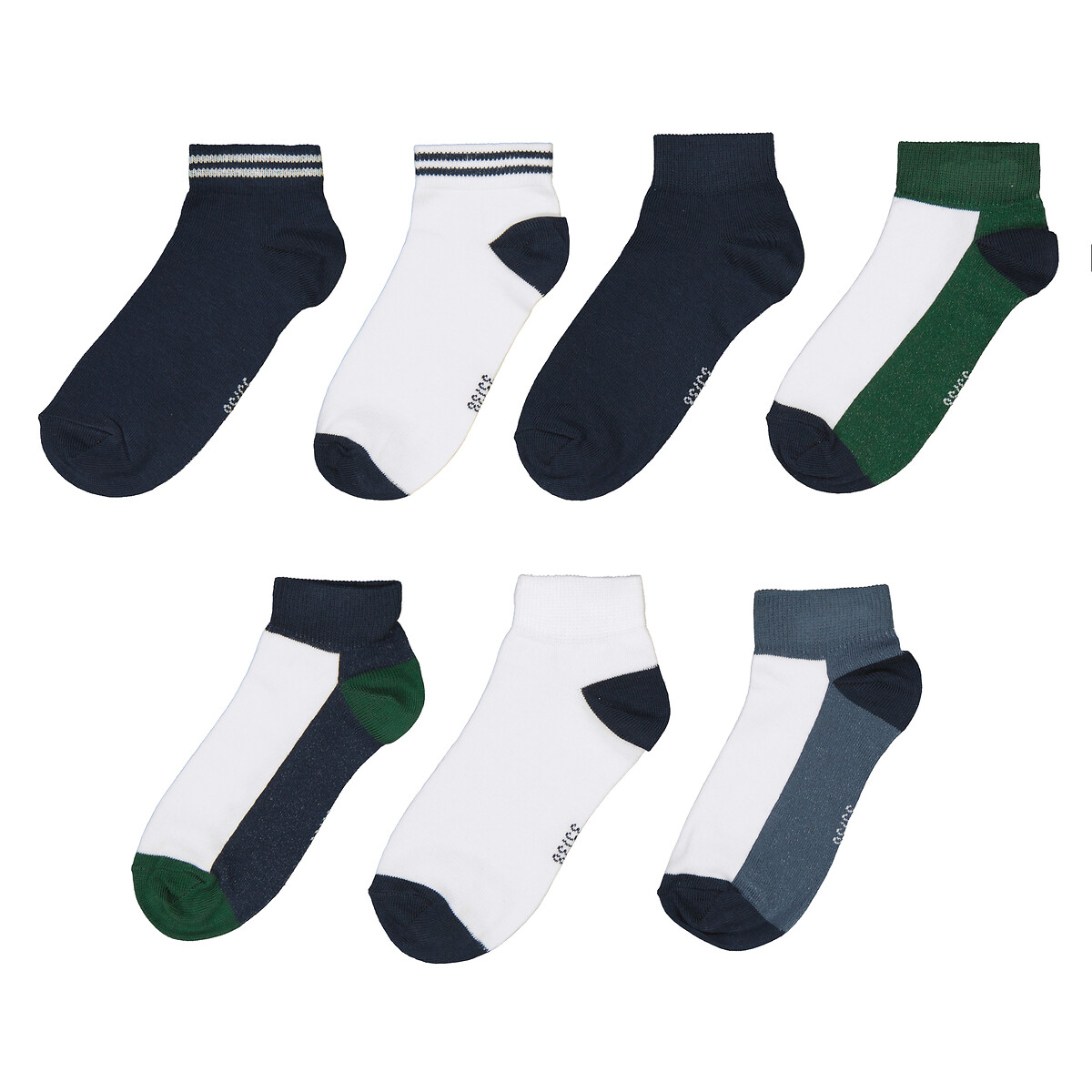 Click to view product details and reviews for Pack Of 7 Pairs Of Socks In Cotton Mix.