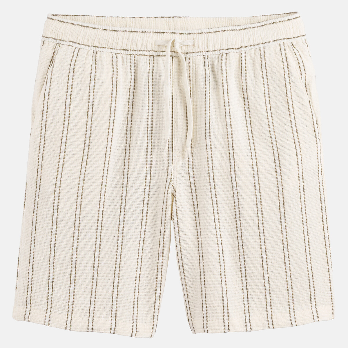 Jack & Jones Drawstring Knitted Shorts Men's Cream Medium