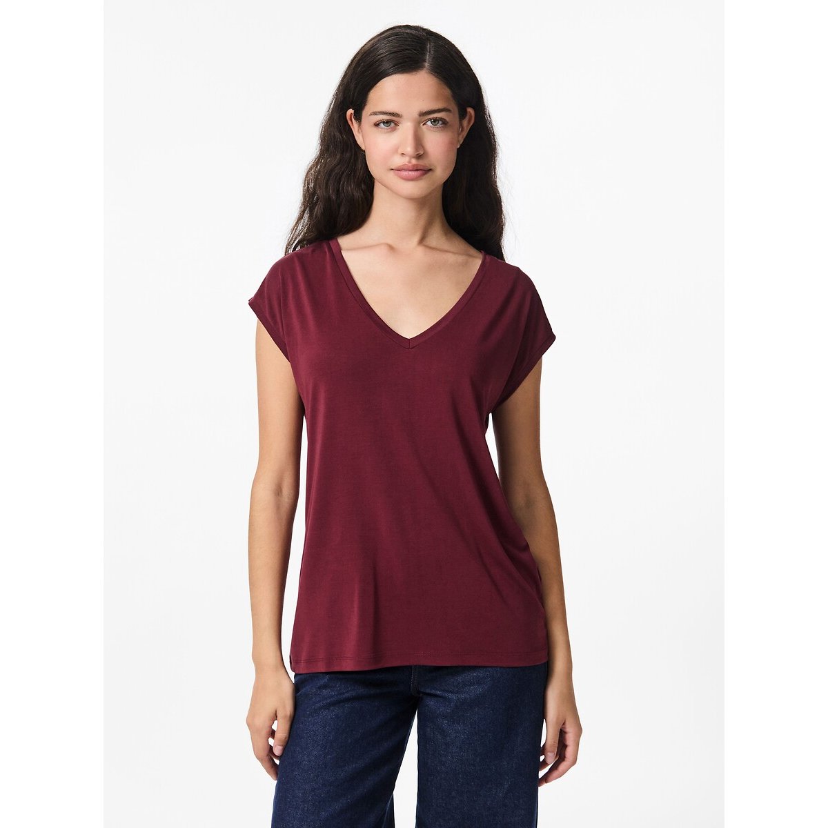 Pieces V-Neck T-Shirt