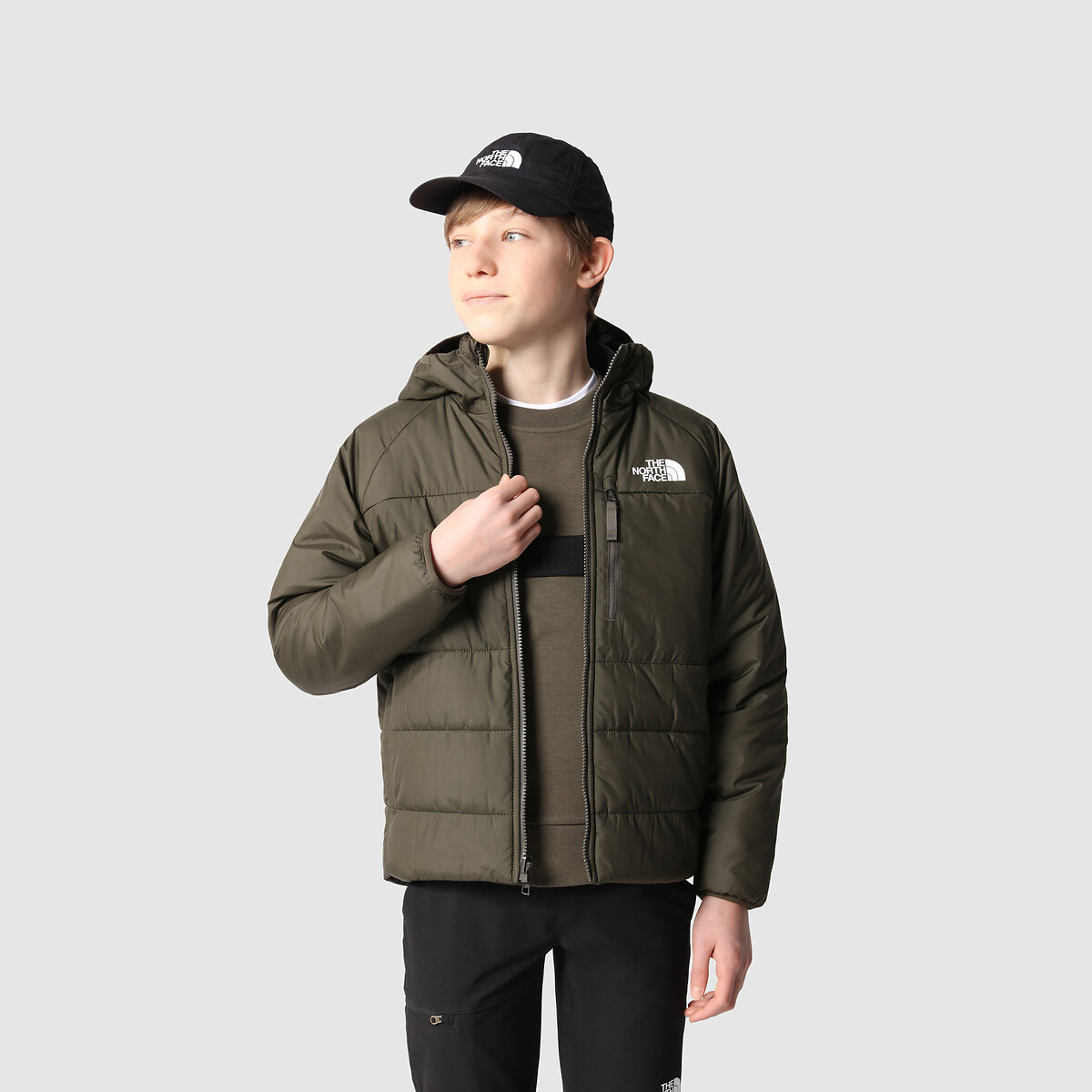 The north face Omkeerbare donsjas met kap