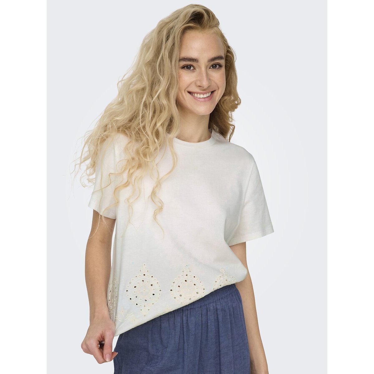 T-shirt Girocollo Maniche Corte Donna Taglie XS - jdy - Modalova