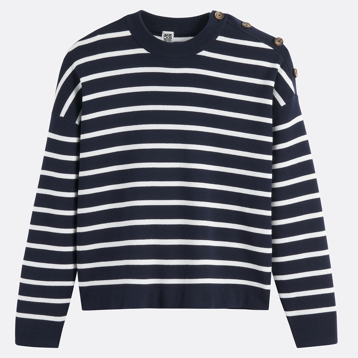 Pull marinière en coton
