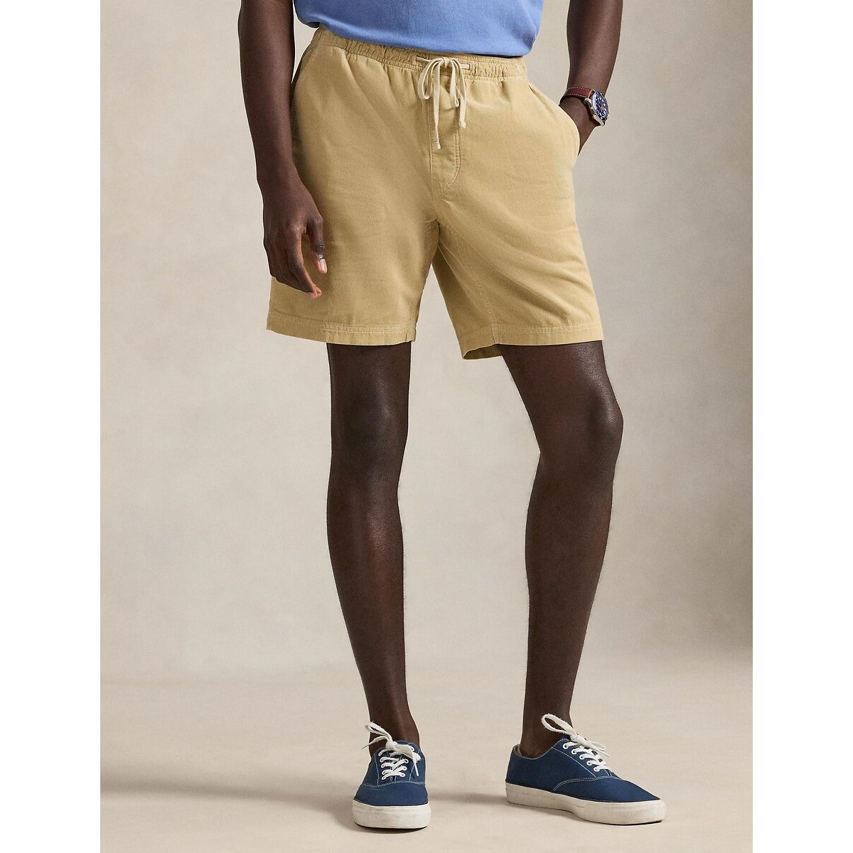 Short Classic Fit velours côtelé 20,5 cm