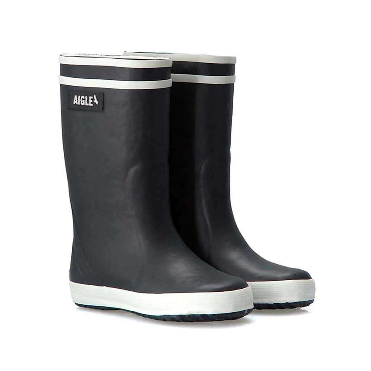 Aigle Lolly Pop Fur 2 Wellies With Faux Fur Lining Navy Size 33 (1) Kids