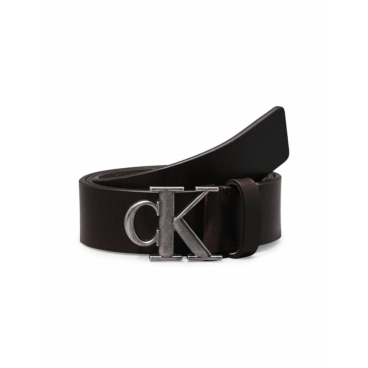 Calvin klein Leren riem met logo-gesp 3,5 cm