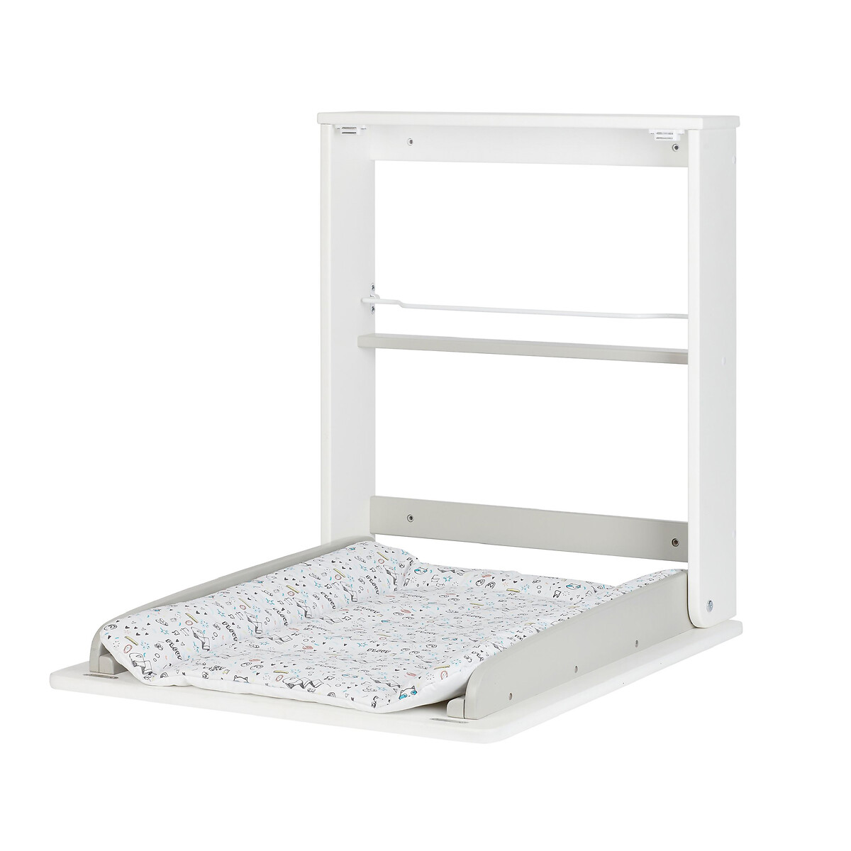 BADABULLE Luiertafel voor aan de wand, plouf compact