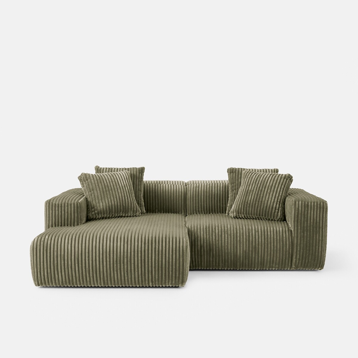 LA REDOUTE INTERIEURS XL corduroy hoekbank links, LIORA