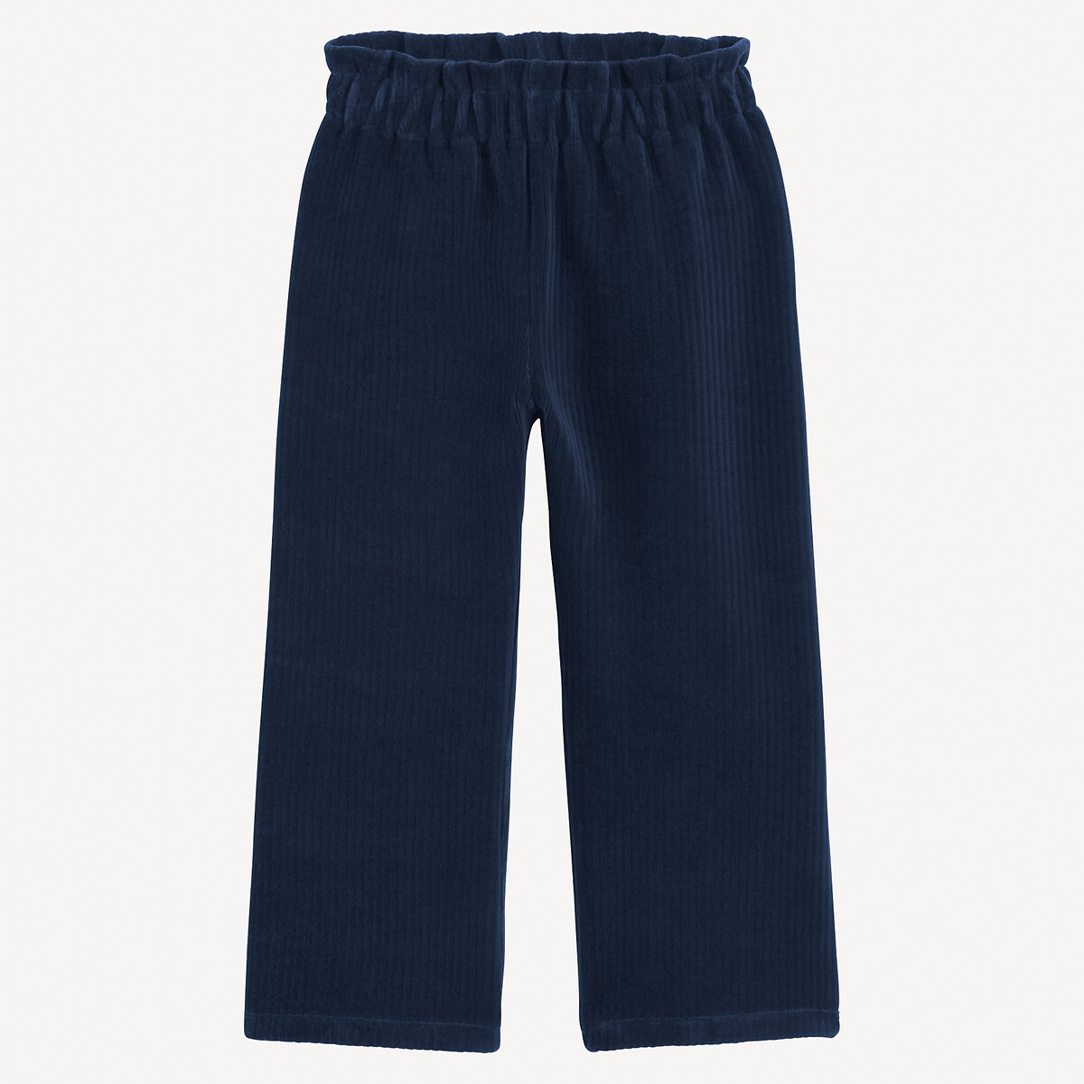 pantalon large en velours maille