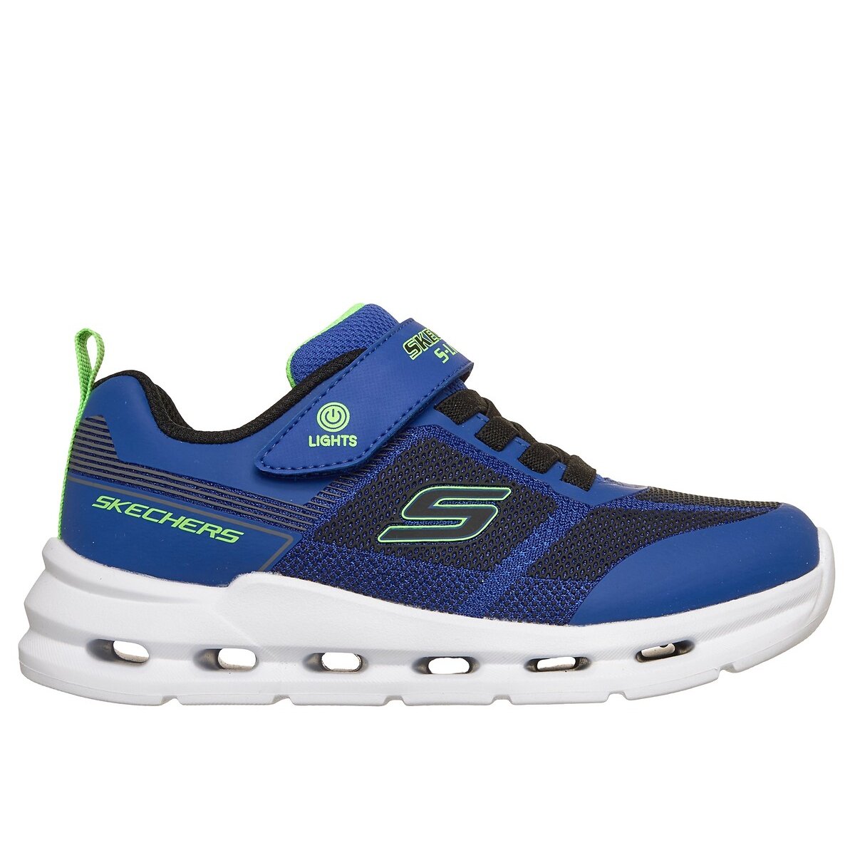 Skechers S-Light: Glide-Step Lights Trainers Blue Size 34 (2) Kids