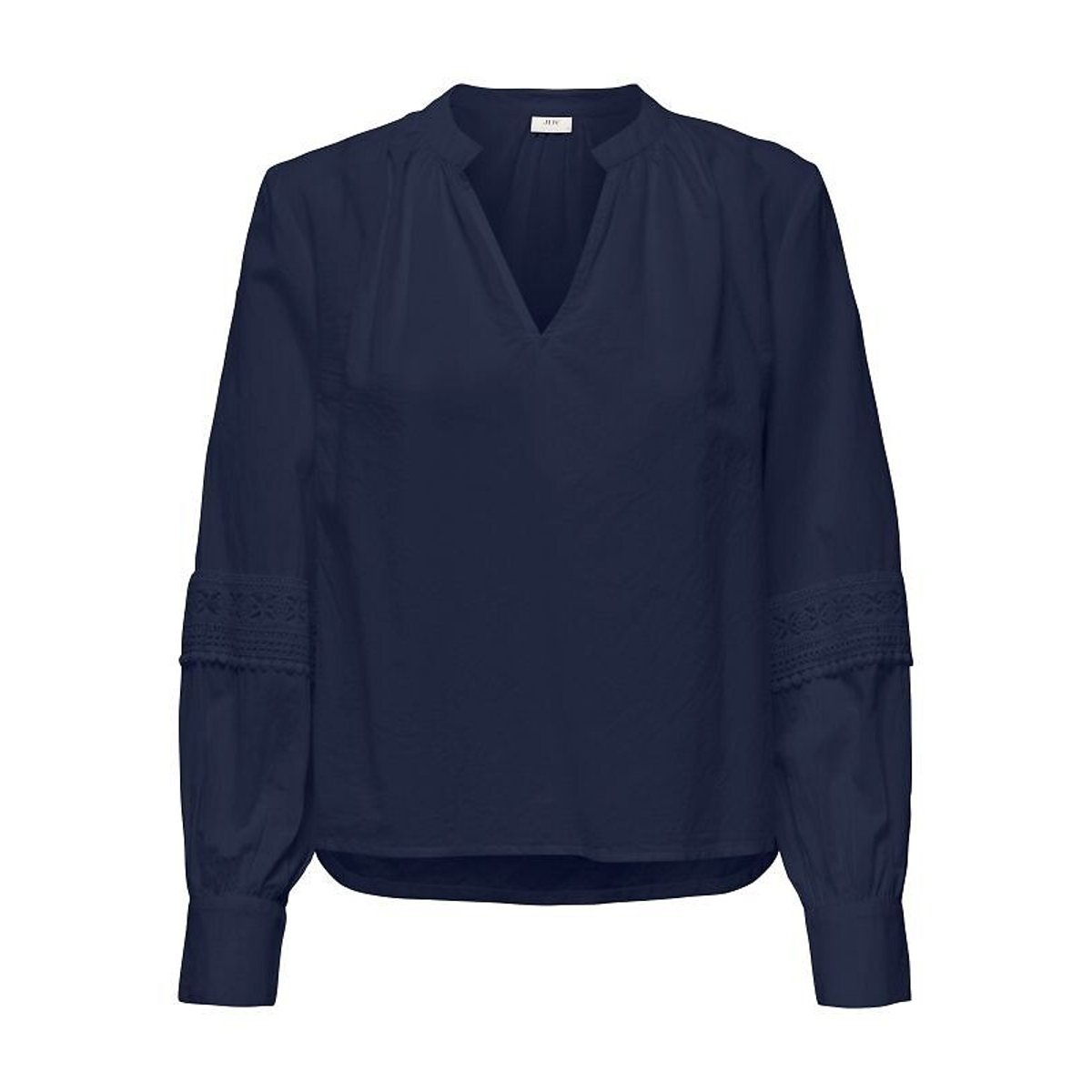 Jdy V-Neck Long Sleeve Blouse Women's Navy Blue Large