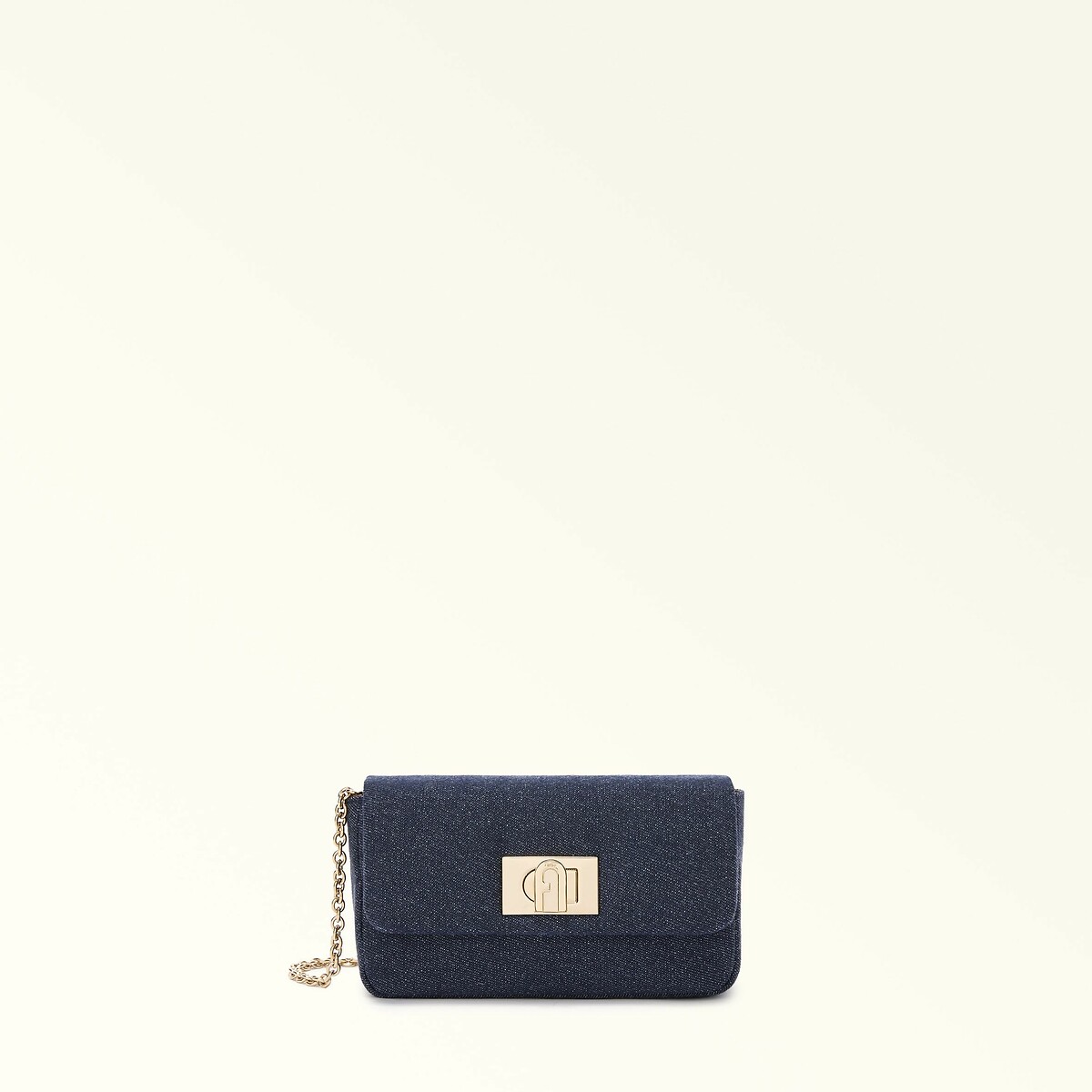 Furla Schoudertas in ruwe denim 1927 MINI