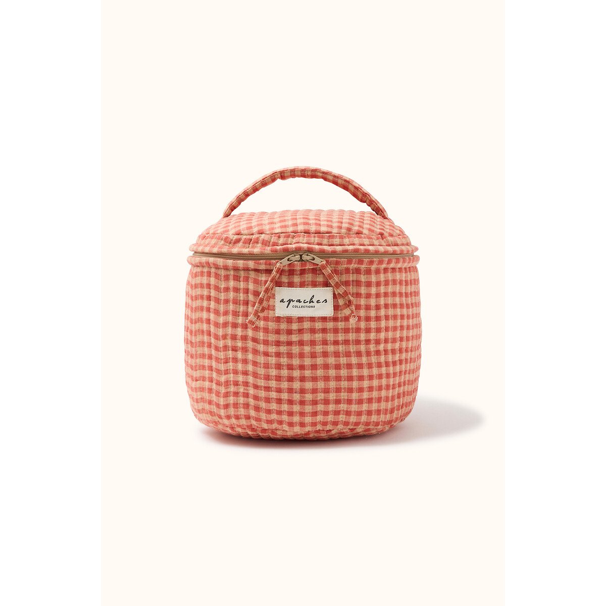 Apaches Collections Taris Checked Vanity Bag Women's Orange Checks