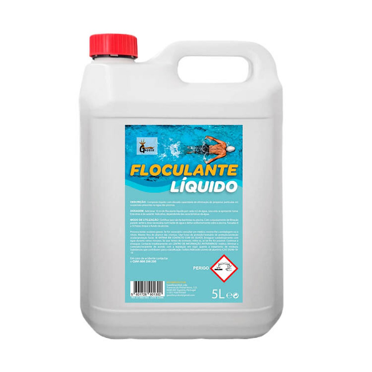 Floculante líquido para piscina, GAZELLESYMBOL, Gazellesymbol