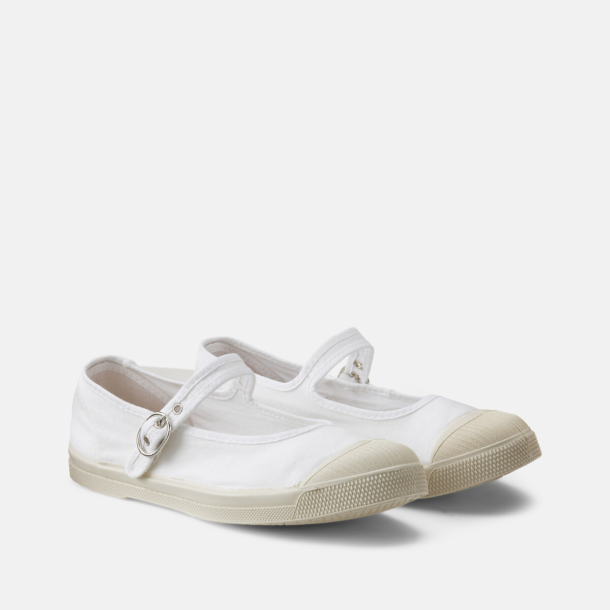 Bensimon Mary Janes Shoes Women's White Size 41 (7)