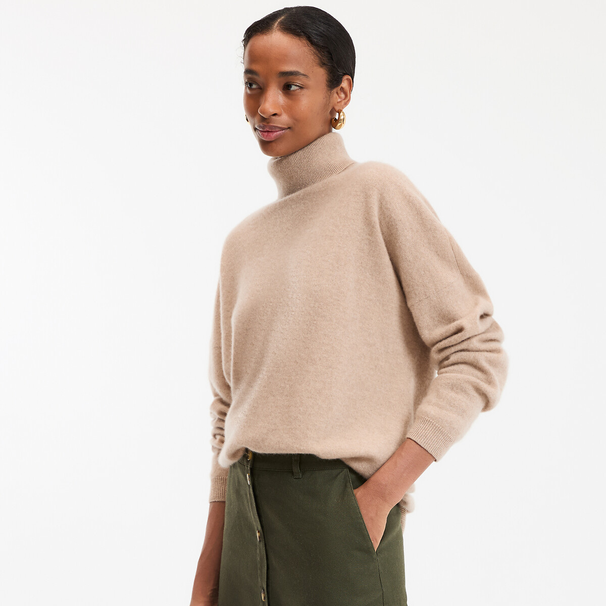 Pull dolcevita, maglia in cashmere pregiato