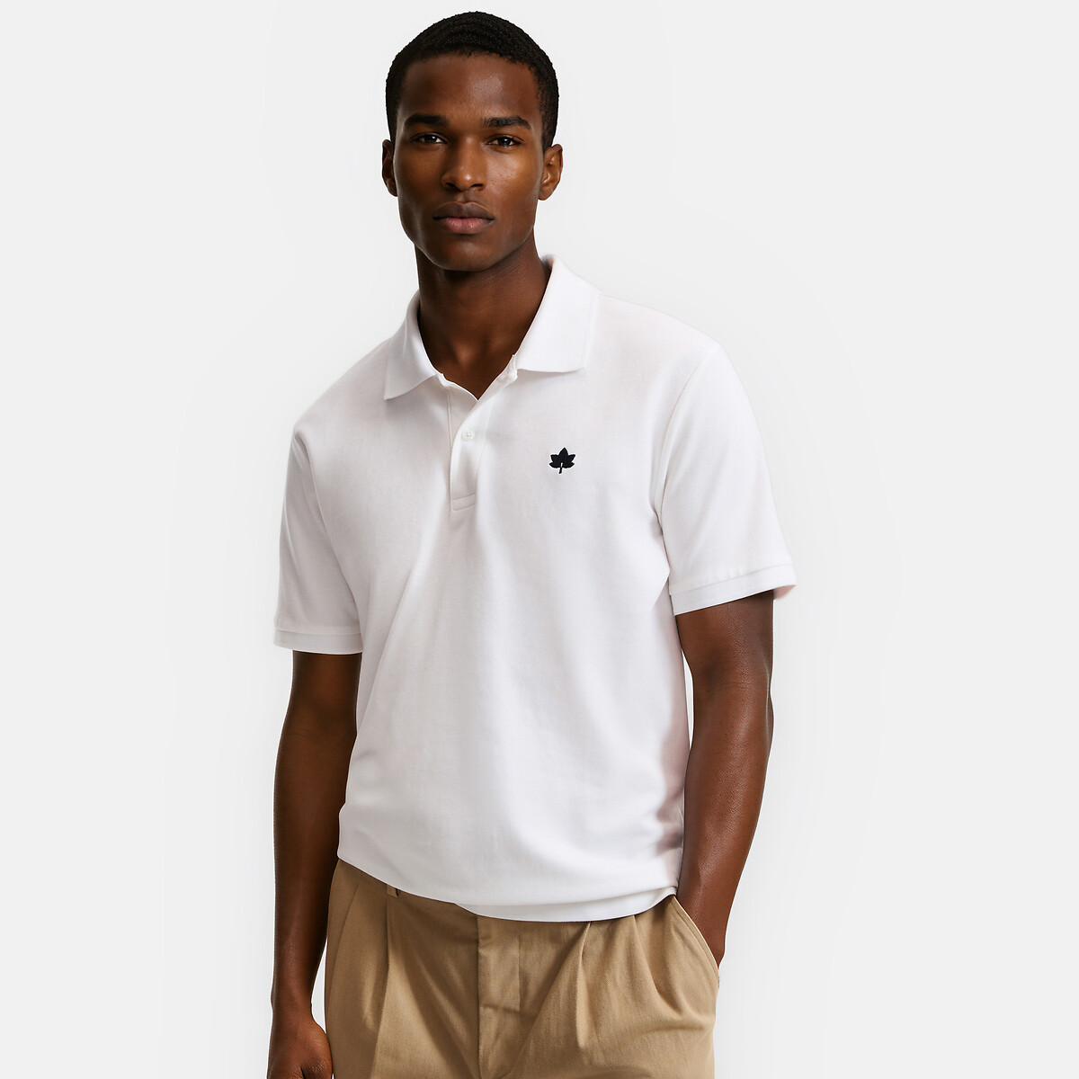 Polo manches courtes, brodé, Signature