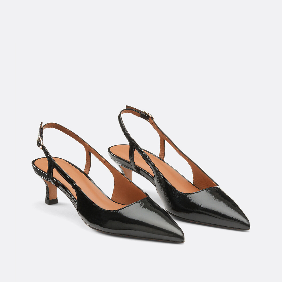 RIVECOUR Slingback pumps n°412 met kitten heel