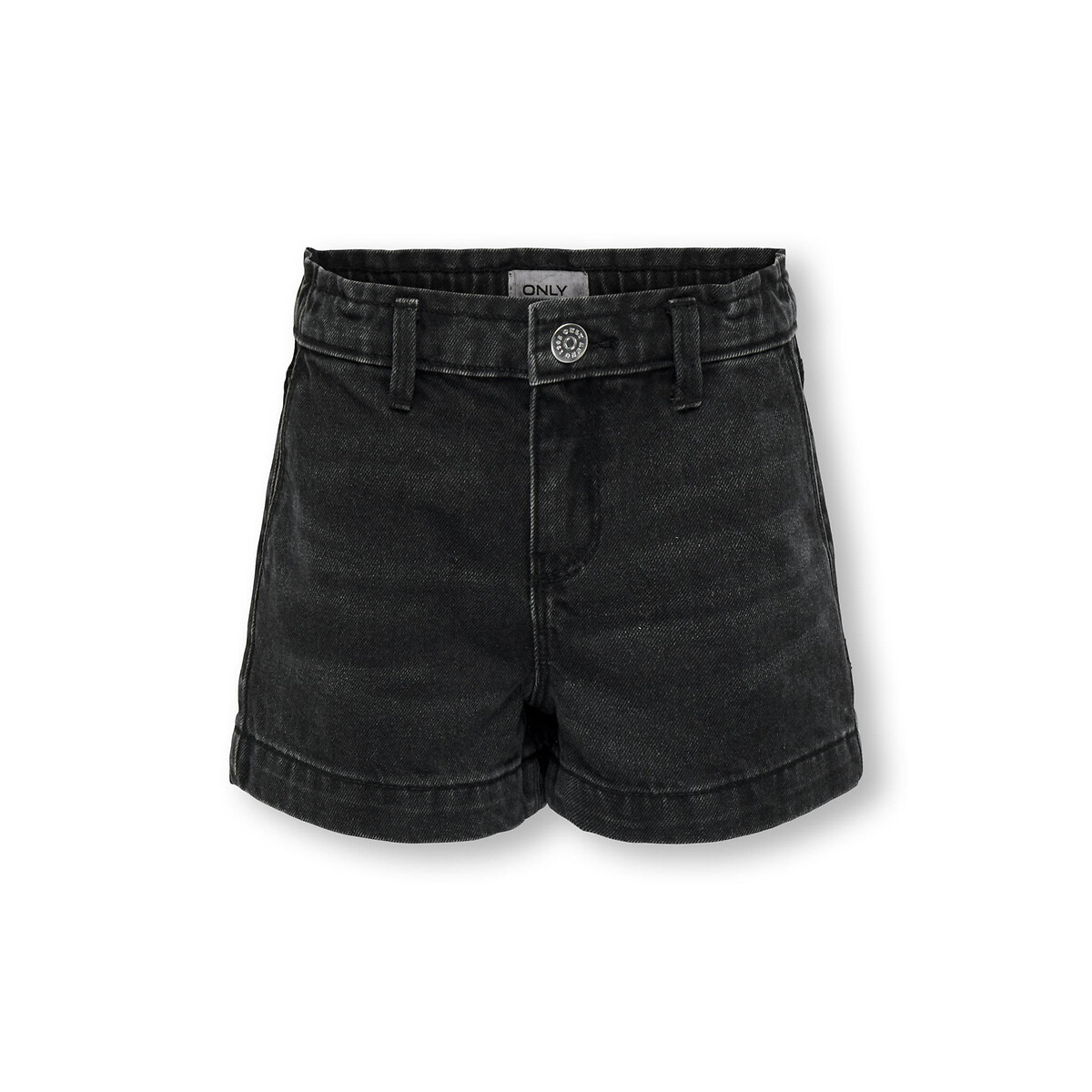 Kids Only Black Denim Shorts 8Y (126Cm)