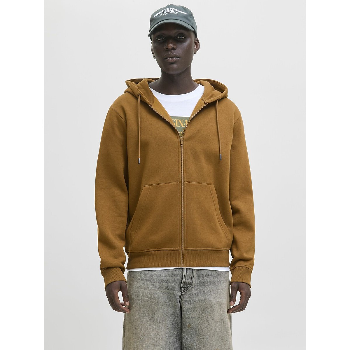 Jack & Jones Capuchonsweatvest JJEBRADLEY met capuchon, ideaal voor koud seizoen