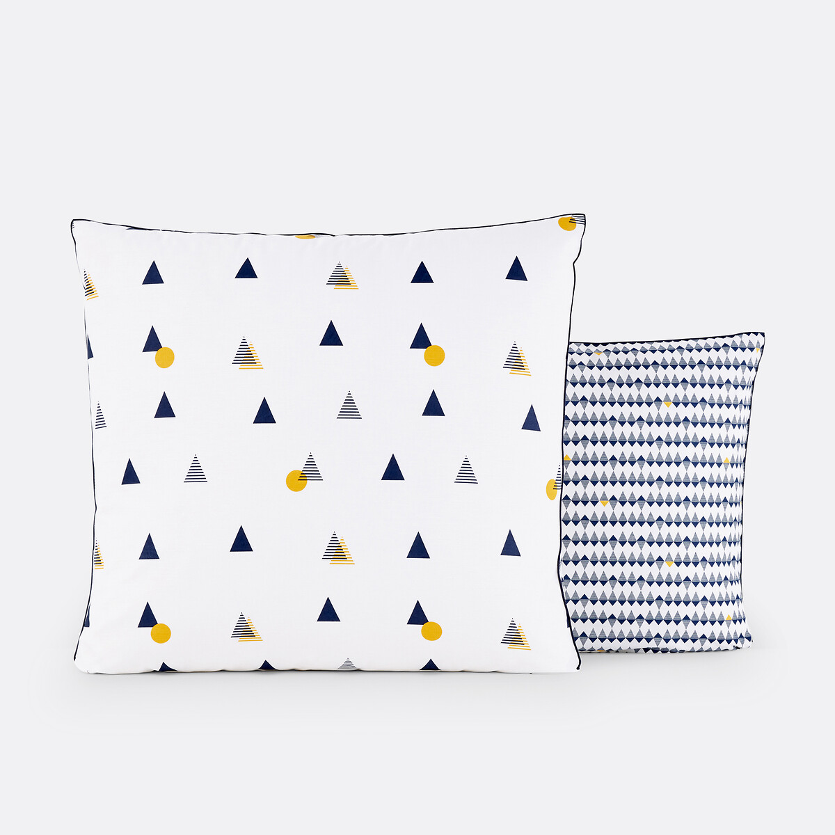 Funda de almohada de percal de algodón, Digna. Talla 63 x 63 cm. Color