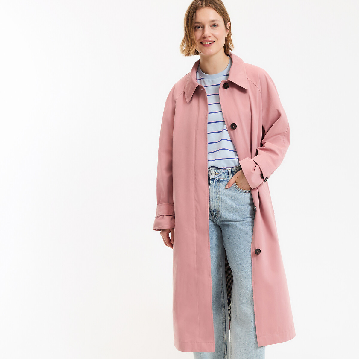 Trench oversize boutonné, Signature MAURICE