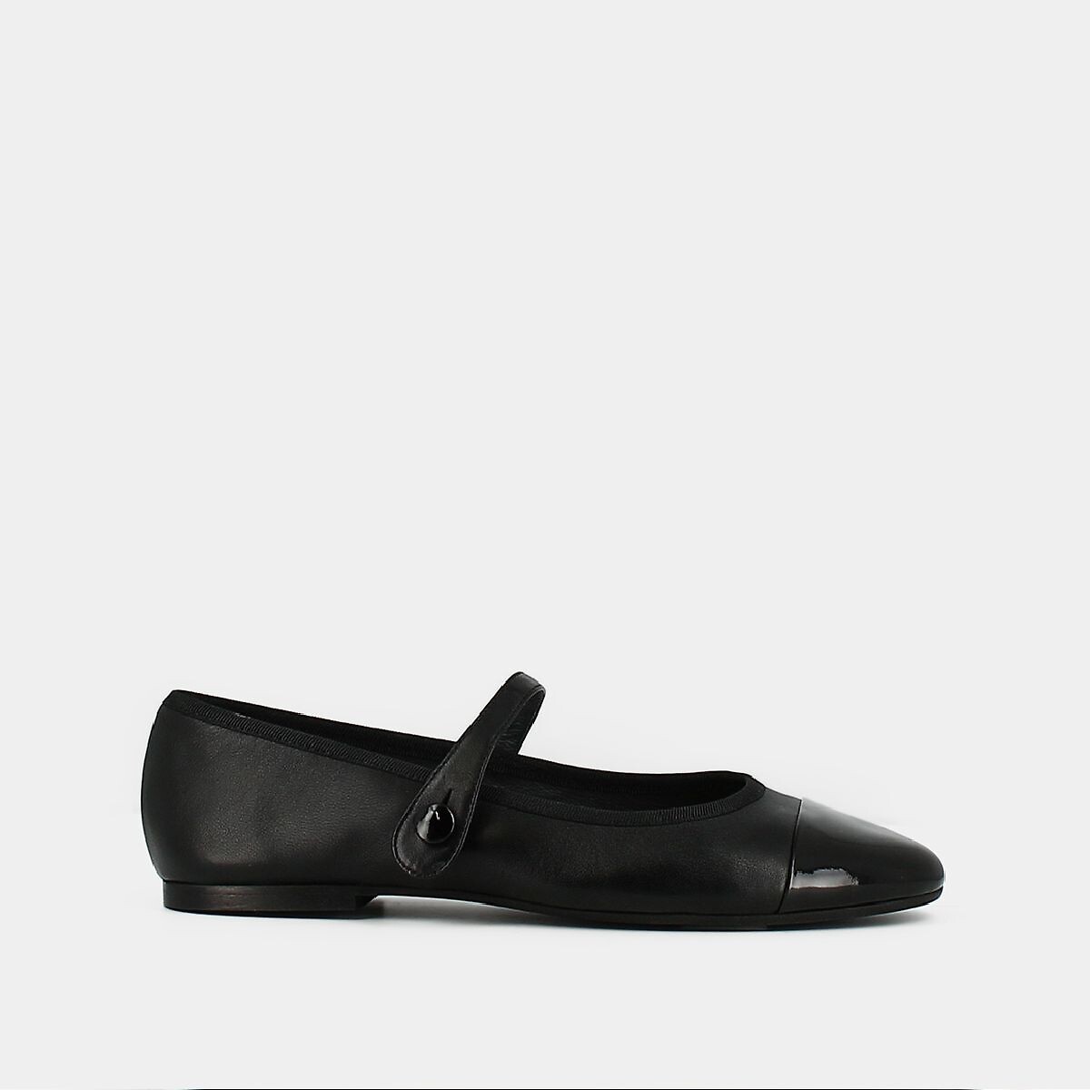 Jonak Dreux Leather Ballet Pumps Women's Black Size 36 (3.5)