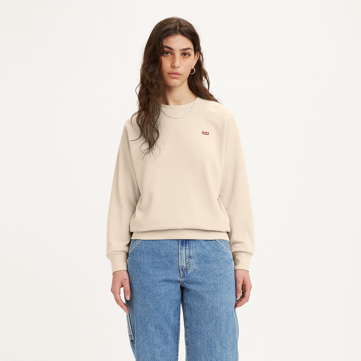 Levi´s ® Standard Sweatshirt Beige XS Mulher