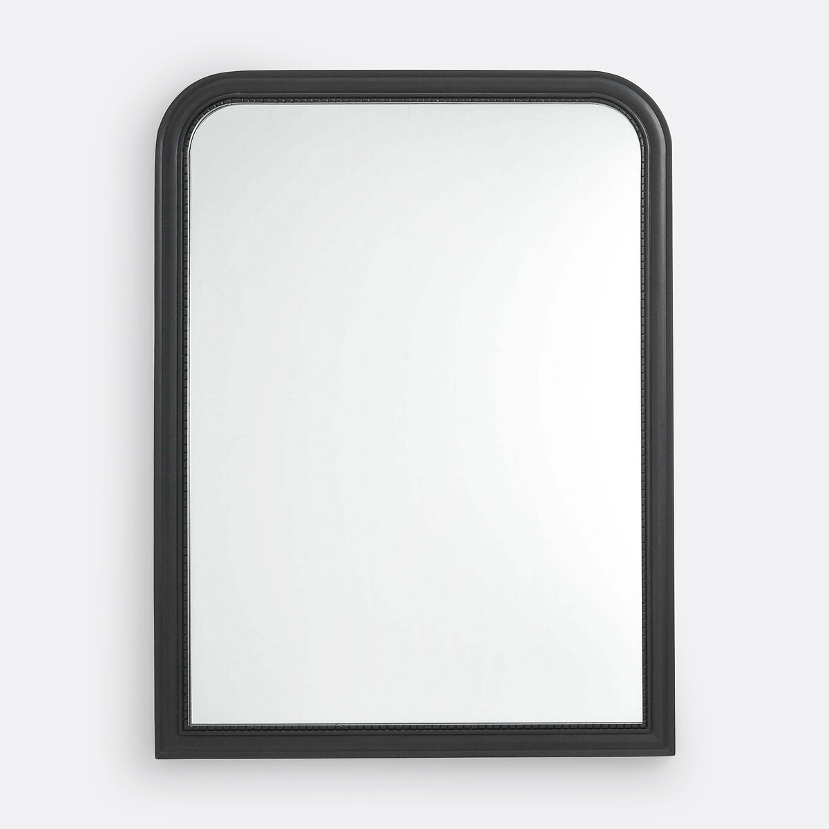 La Redoute Interieurs Afsan Solid Mango Wood Mirror, W90 X H120cm Unisex Black