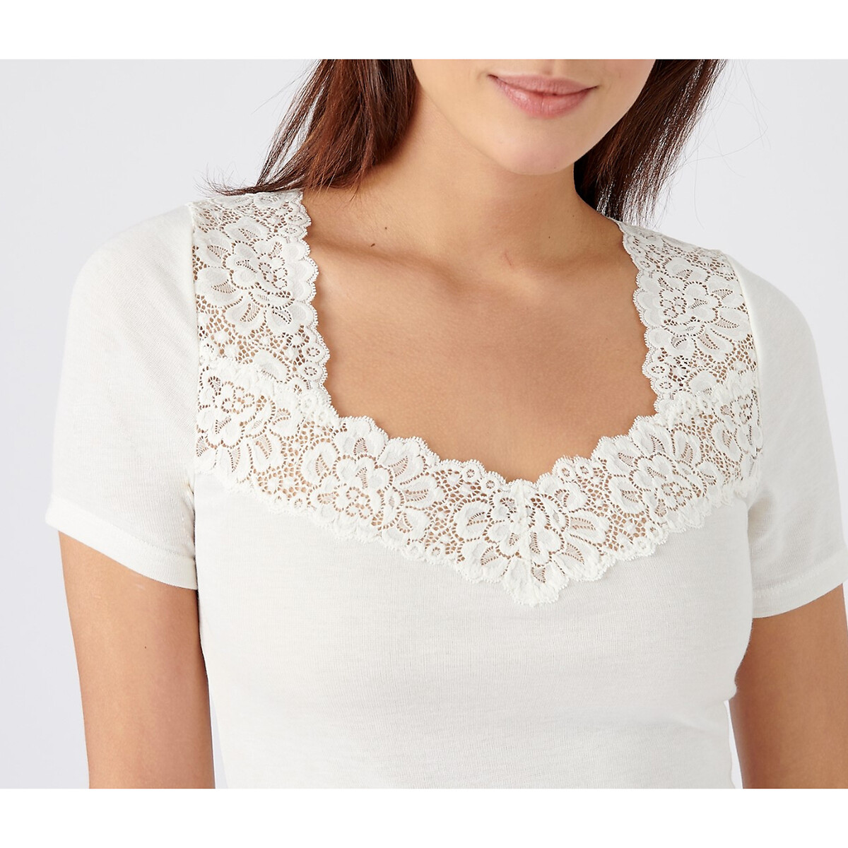 Damart T-shirt Met Korte Mouwen, Thermolactyl Warmtegraad 2