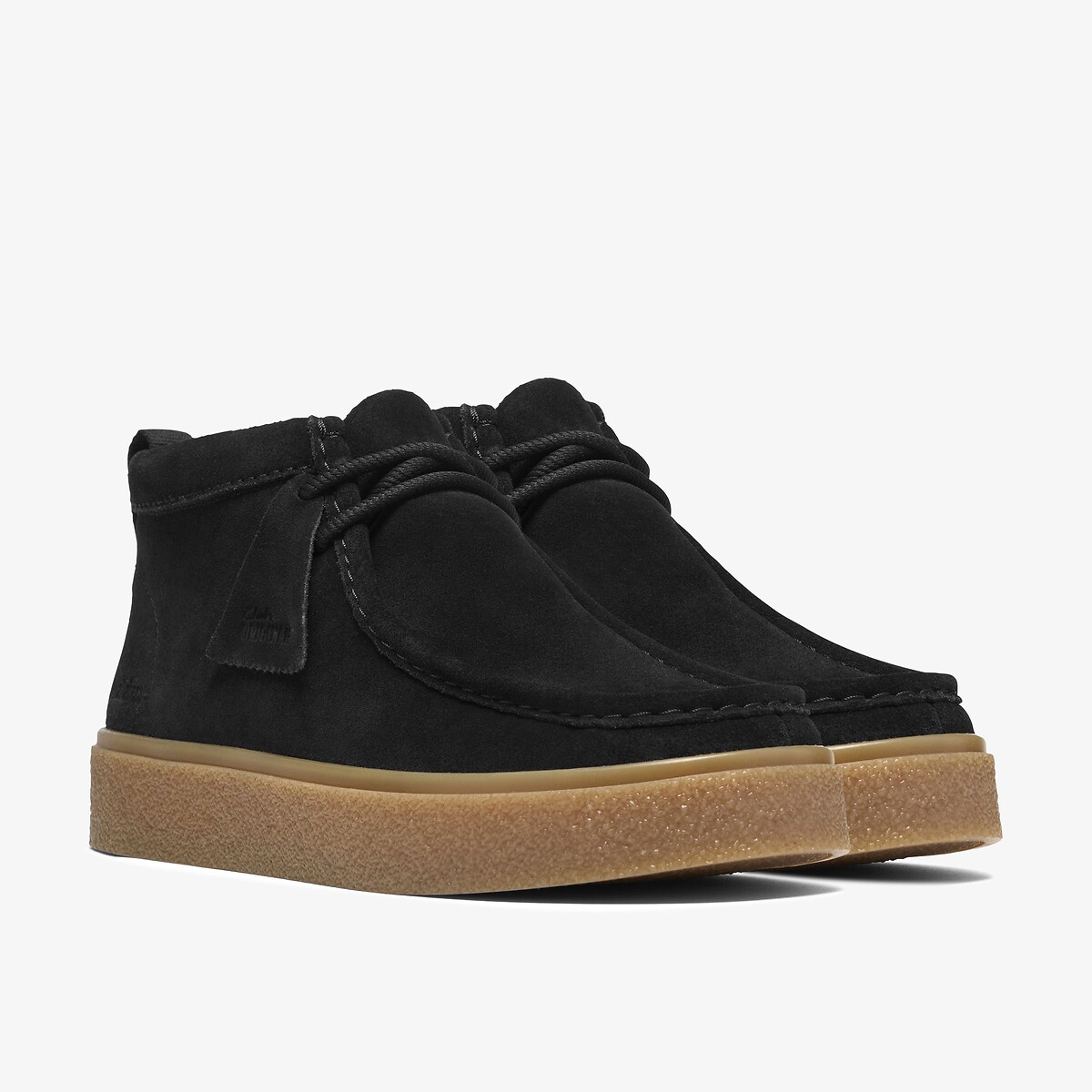 Clarks Boxbee Walla Suede Ankle Boots Men's Black Size 43 (9)