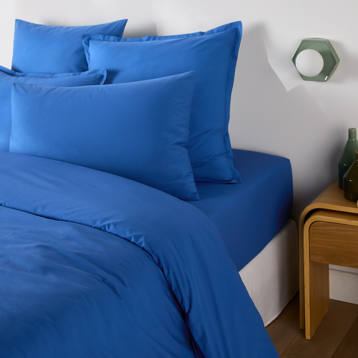 Funda nórdica de algodón percal, 200 hilos, Scenario. Talla Cama 105cm (200x200cm). Color