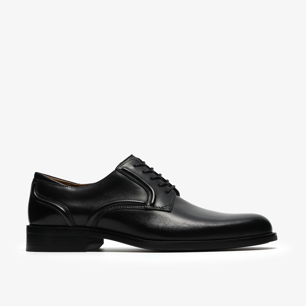 Clarks Craftremi Lace Leather Brogues Men's Black Size 41 (7) - La Redoute