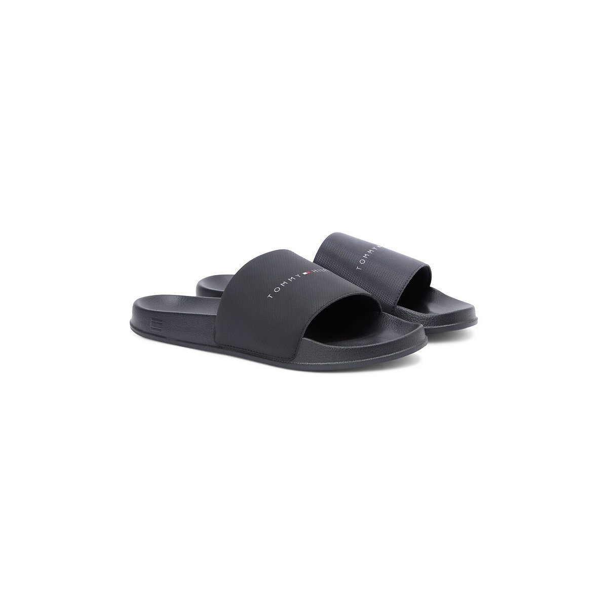 Tommy Hilfiger Sliders Men's Black Size 41 (7)
