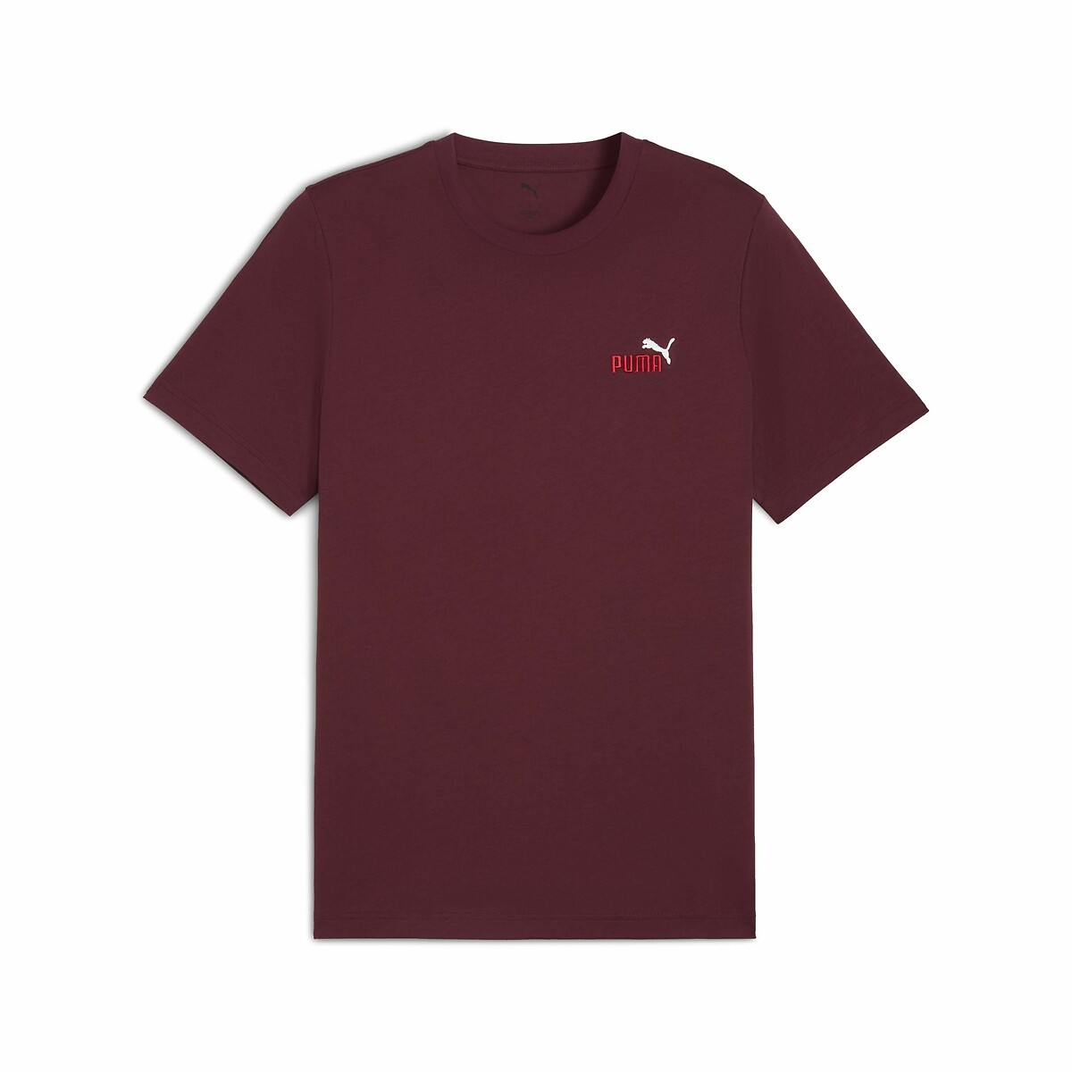 Puma Essential Short Sleeve T-Shirt Men's Burgundy Small