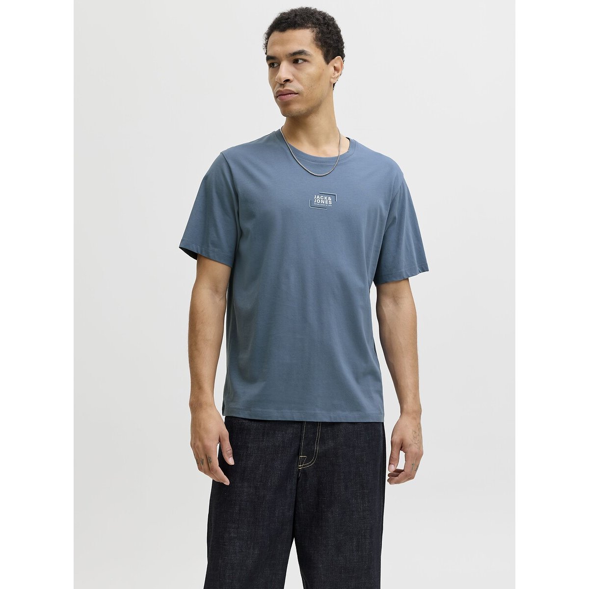 Jack & Jones Short Sleeve T-Shirt Men's Blue Xxl