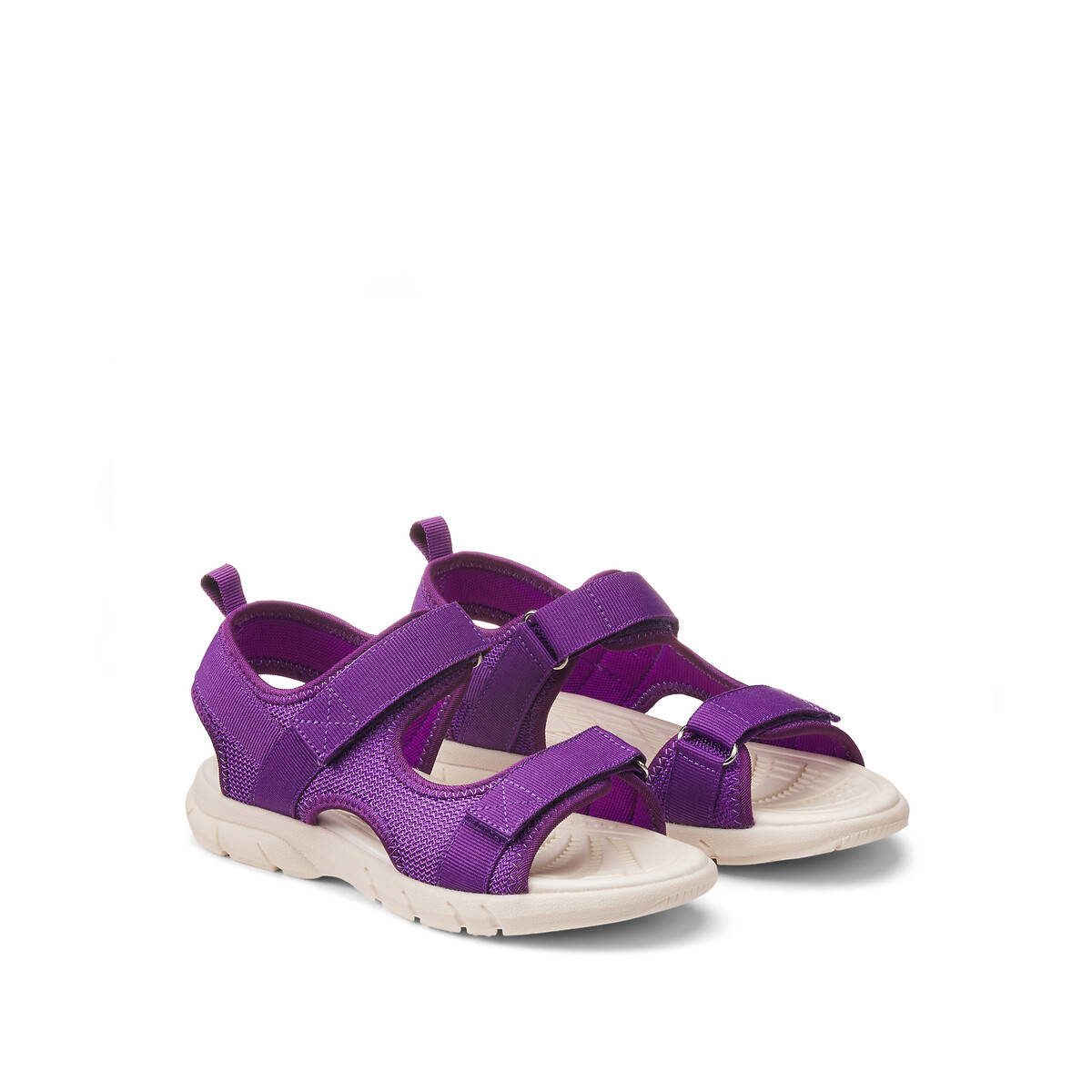 La Redoute Collections Open-Toe Sports Sandals Purple Size 29 (11) Kids